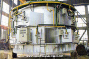 6M bell type heating treatment furnace for AAC Autoclave