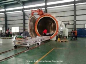 Horizontal Composite Autoclave Installed and Used On Site In Xi’an