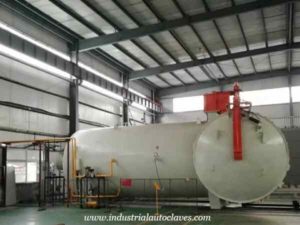 Horizontal Composite Autoclave Installed and Used On Site In Xi’an